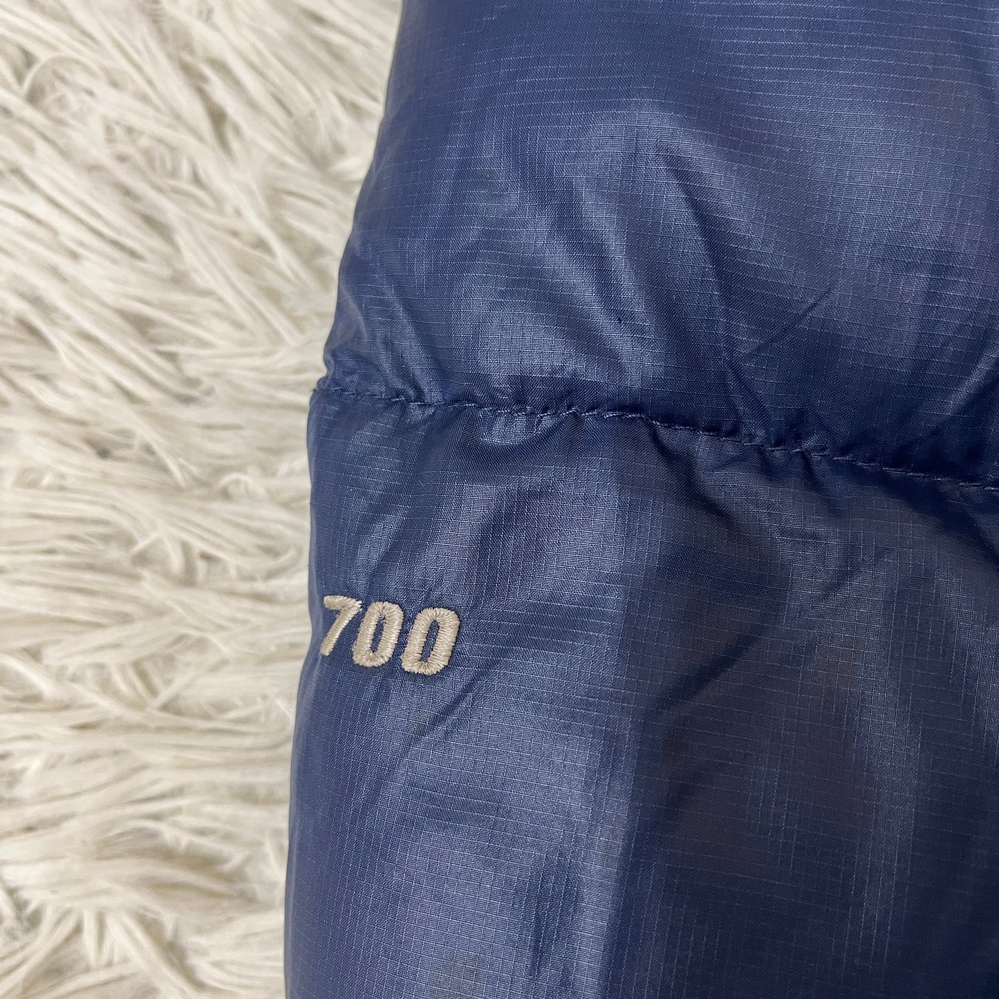 THE NORTH FACE ヌプシ ダウンジャケット 700フィル ネイビー×ブラック メンズL（100）高保温 防寒 アウター ノースフェイス #19