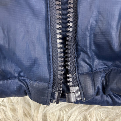 THE NORTH FACE ヌプシ ダウンジャケット 700フィル ネイビー×ブラック メンズL（100）高保温 防寒 アウター ノースフェイス #19