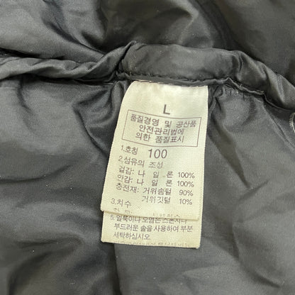 THE NORTH FACE ヌプシ ダウンジャケット 700フィル ネイビー×ブラック メンズL（100）高保温 防寒 アウター ノースフェイス #19