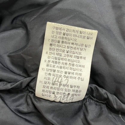 THE NORTH FACE ヌプシ ダウンジャケット 700フィル ネイビー×ブラック メンズL（100）高保温 防寒 アウター ノースフェイス #19