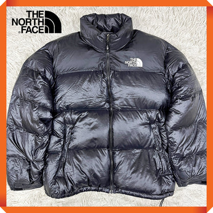 THE NORTH FACE（ザ・ノース・フェイス）SUMMIT SERIES 850 LTD ダウンジャケット メンズM 95 ブラック／左袖補修あり #26