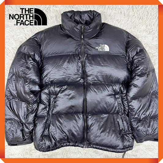 THE NORTH FACE（ザ・ノース・フェイス）SUMMIT SERIES 850 LTD ダウンジャケット メンズM 95 ブラック／左袖補修あり #26