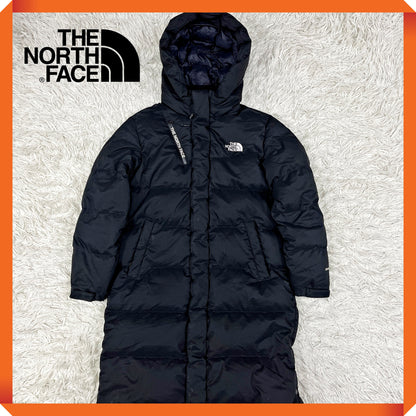 THE NORTH FACE（ザ・ノース・フェイス）ダウンコート DRYVENT キッズ140 ブラック／右袖下補修・汚れあり #27
