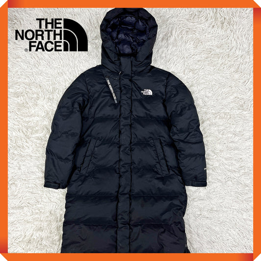THE NORTH FACE（ザ・ノース・フェイス）ダウンコート DRYVENT キッズ140 ブラック／右袖下補修・汚れあり #27