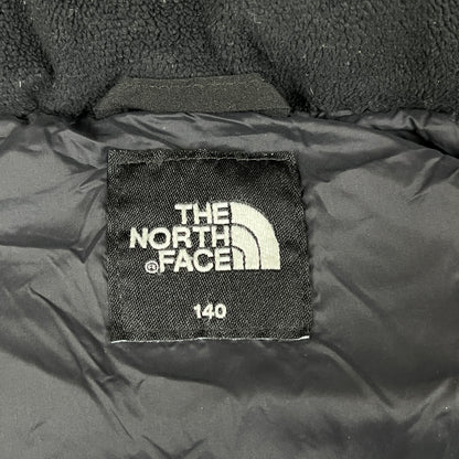 THE NORTH FACE（ザ・ノース・フェイス）ダウンコート DRYVENT キッズ140 ブラック／右袖下補修・汚れあり #27