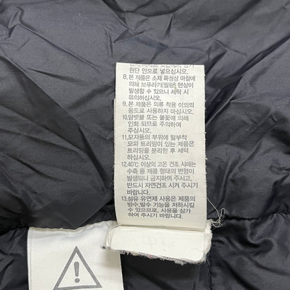 THE NORTH FACE（ザ・ノース・フェイス）ダウンコート DRYVENT キッズ140 ブラック／右袖下補修・汚れあり #27