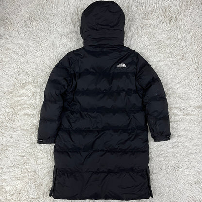 THE NORTH FACE（ザ・ノース・フェイス）ダウンコート DRYVENT キッズ140 ブラック／右袖下補修・汚れあり #27
