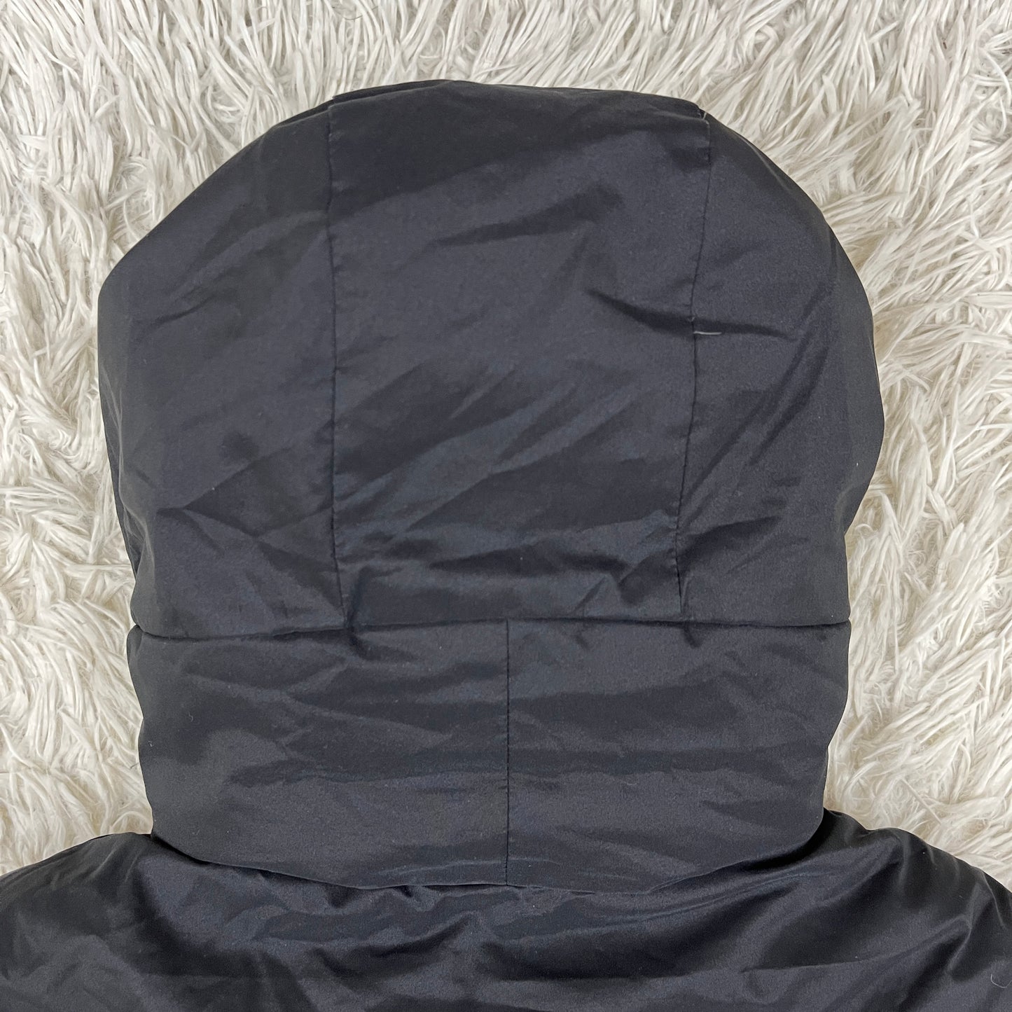 THE NORTH FACE（ザ・ノース・フェイス）ダウンコート DRYVENT キッズ140 ブラック／右袖下補修・汚れあり #27