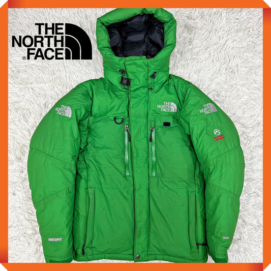 THE NORTH FACE（ザ・ノース・フェイス）ヒマラヤンパーカー サミットシリーズ 800フィル メンズXS グリーン／両袖汚れあり WINDSTOPPER仕様 #28
