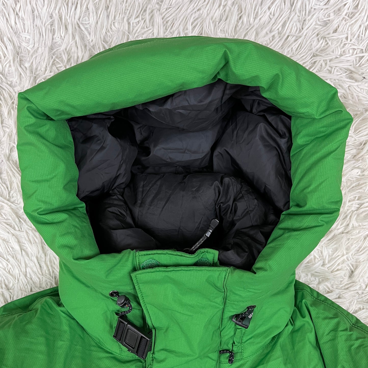 THE NORTH FACE（ザ・ノース・フェイス）ヒマラヤンパーカー サミットシリーズ 800フィル メンズXS グリーン／両袖汚れあり WINDSTOPPER仕様 #28