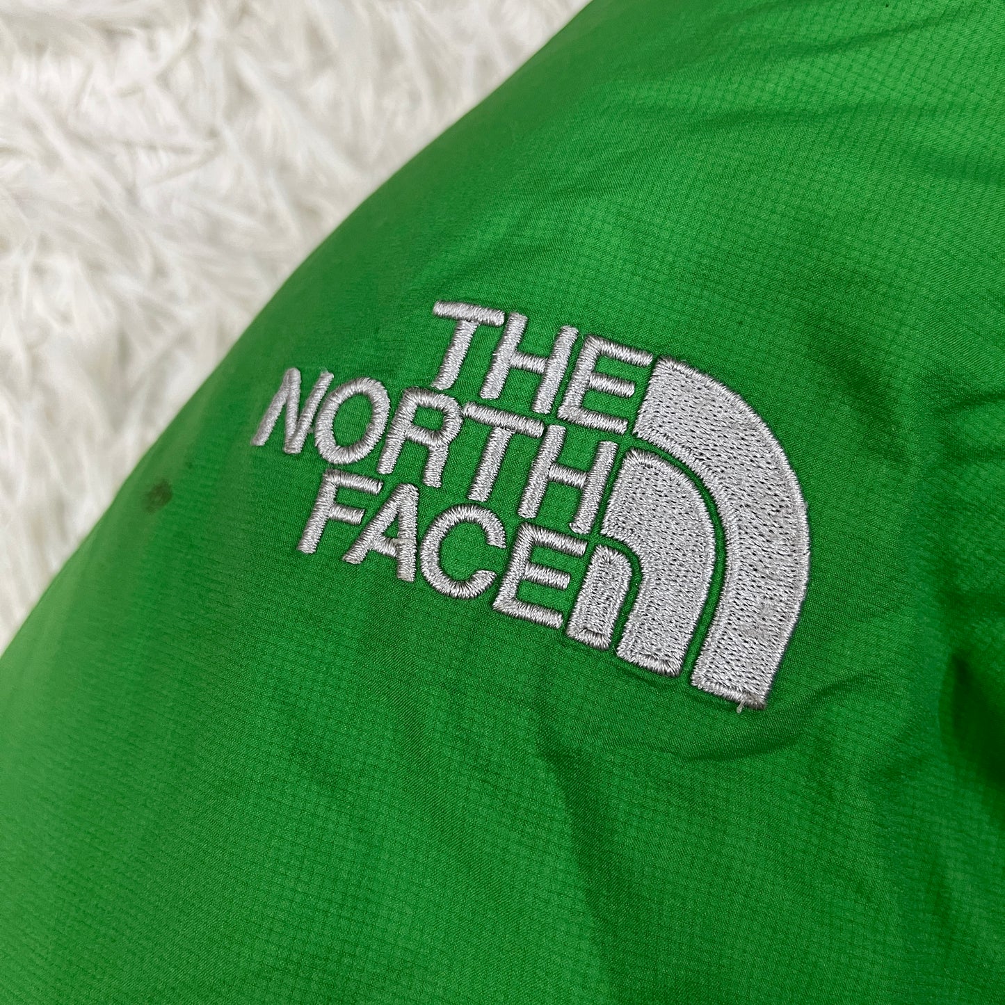 THE NORTH FACE（ザ・ノース・フェイス）ヒマラヤンパーカー サミットシリーズ 800フィル メンズXS グリーン／両袖汚れあり WINDSTOPPER仕様 #28