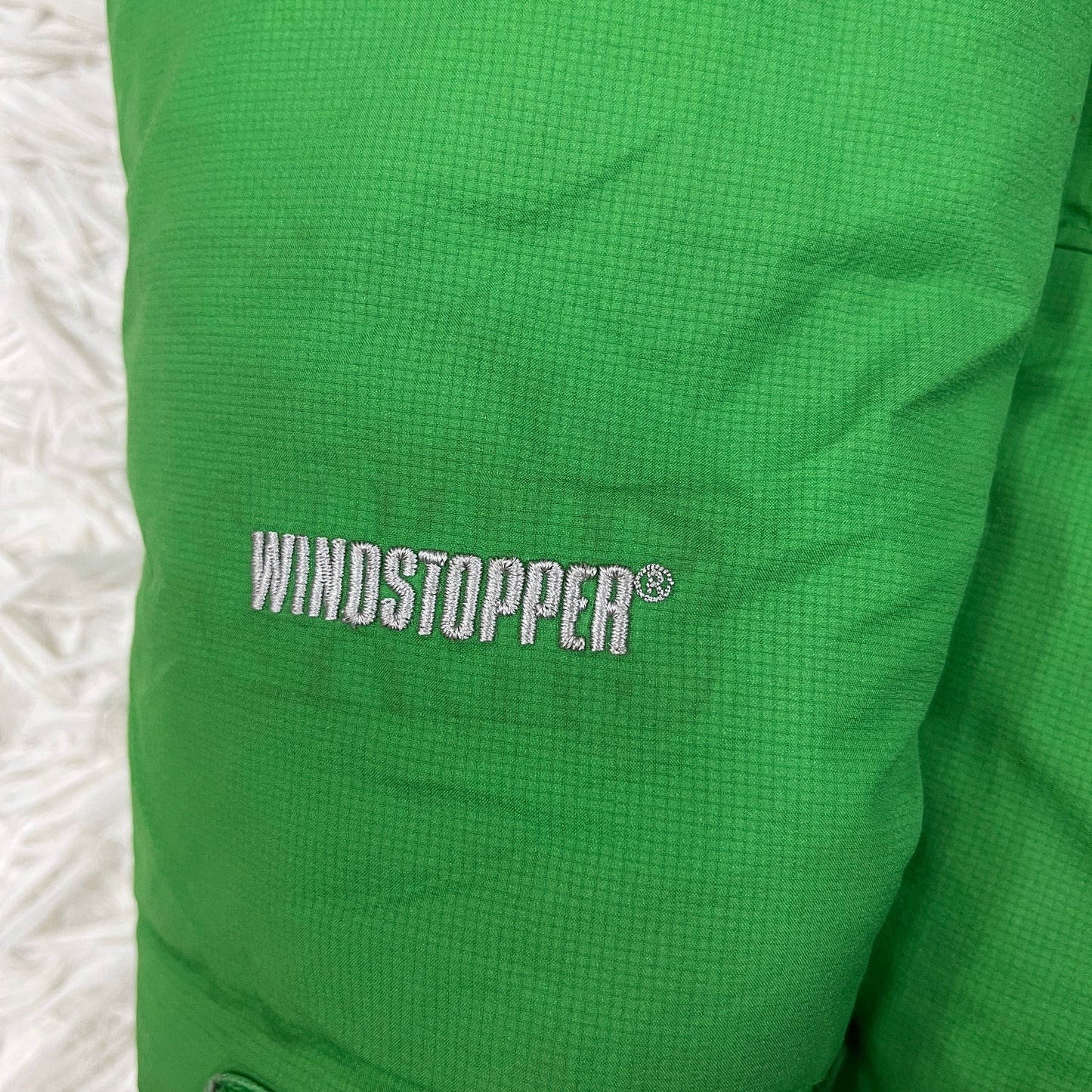 THE NORTH FACE（ザ・ノース・フェイス）ヒマラヤンパーカー サミットシリーズ 800フィル メンズXS グリーン／両袖汚れあり WINDSTOPPER仕様 #28