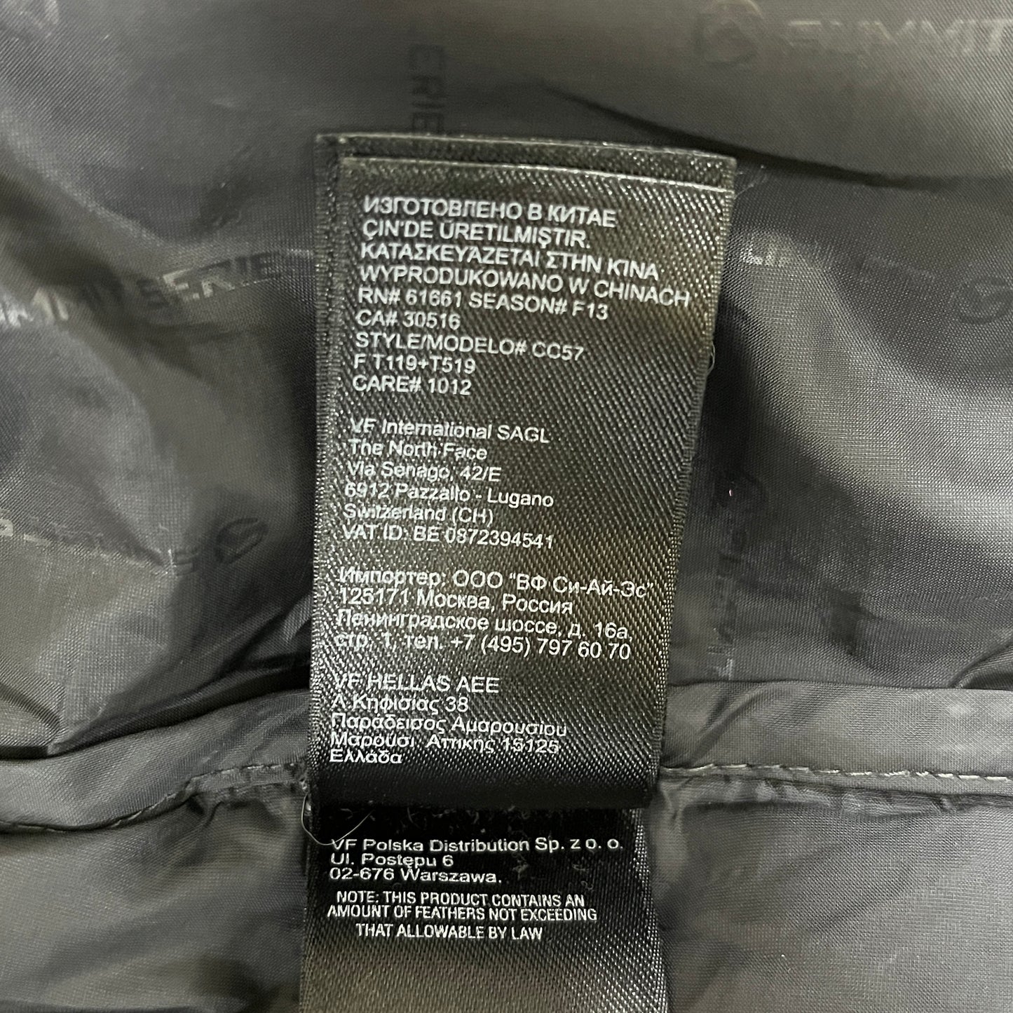 THE NORTH FACE（ザ・ノース・フェイス）ヒマラヤンパーカー サミットシリーズ 800フィル メンズXS グリーン／両袖汚れあり WINDSTOPPER仕様 #28