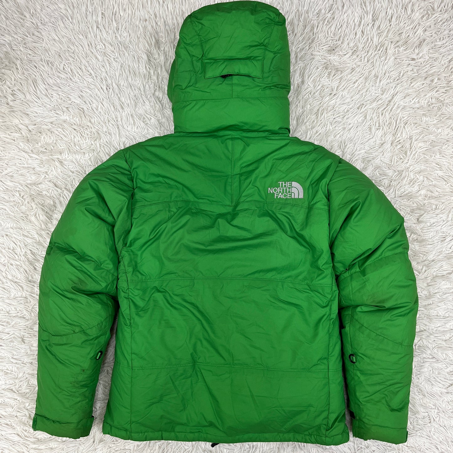 THE NORTH FACE（ザ・ノース・フェイス）ヒマラヤンパーカー サミットシリーズ 800フィル メンズXS グリーン／両袖汚れあり WINDSTOPPER仕様 #28