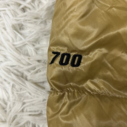 THE NORTH FACE レディース ダウンジャケット 700フィル ゴールド Mサイズ フード取り外し可 軽量高保温 PERTEX QUANTUM #31