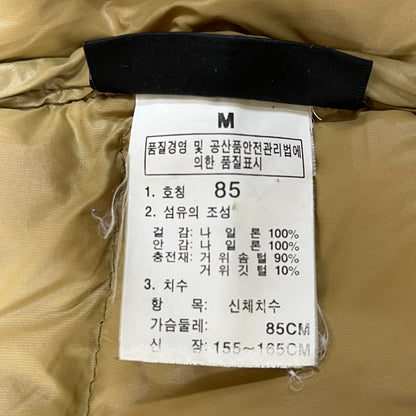THE NORTH FACE レディース ダウンジャケット 700フィル ゴールド Mサイズ フード取り外し可 軽量高保温 PERTEX QUANTUM #31
