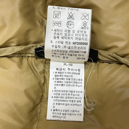 THE NORTH FACE レディース ダウンジャケット 700フィル ゴールド Mサイズ フード取り外し可 軽量高保温 PERTEX QUANTUM #31