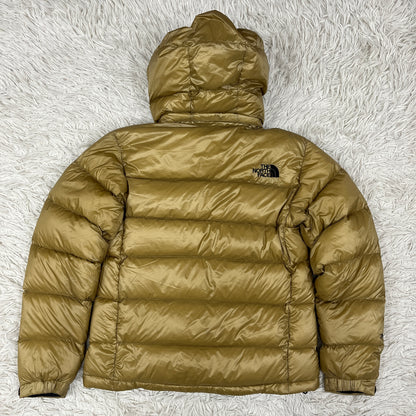 THE NORTH FACE レディース ダウンジャケット 700フィル ゴールド Mサイズ フード取り外し可 軽量高保温 PERTEX QUANTUM #31