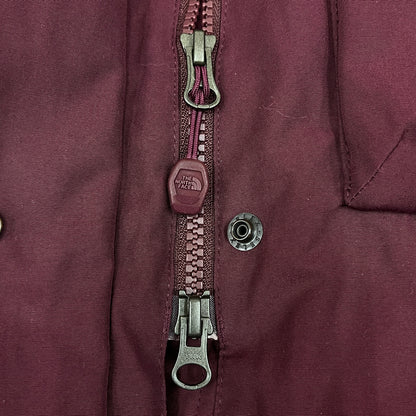 THE NORTH FACE（ザ・ノース・フェイス）ロングダウンジャケット メンズXL（100） ワインレッド フード・ファー取り外し可／RDS認証ウォッシャブルダウン／高保温モデル #33