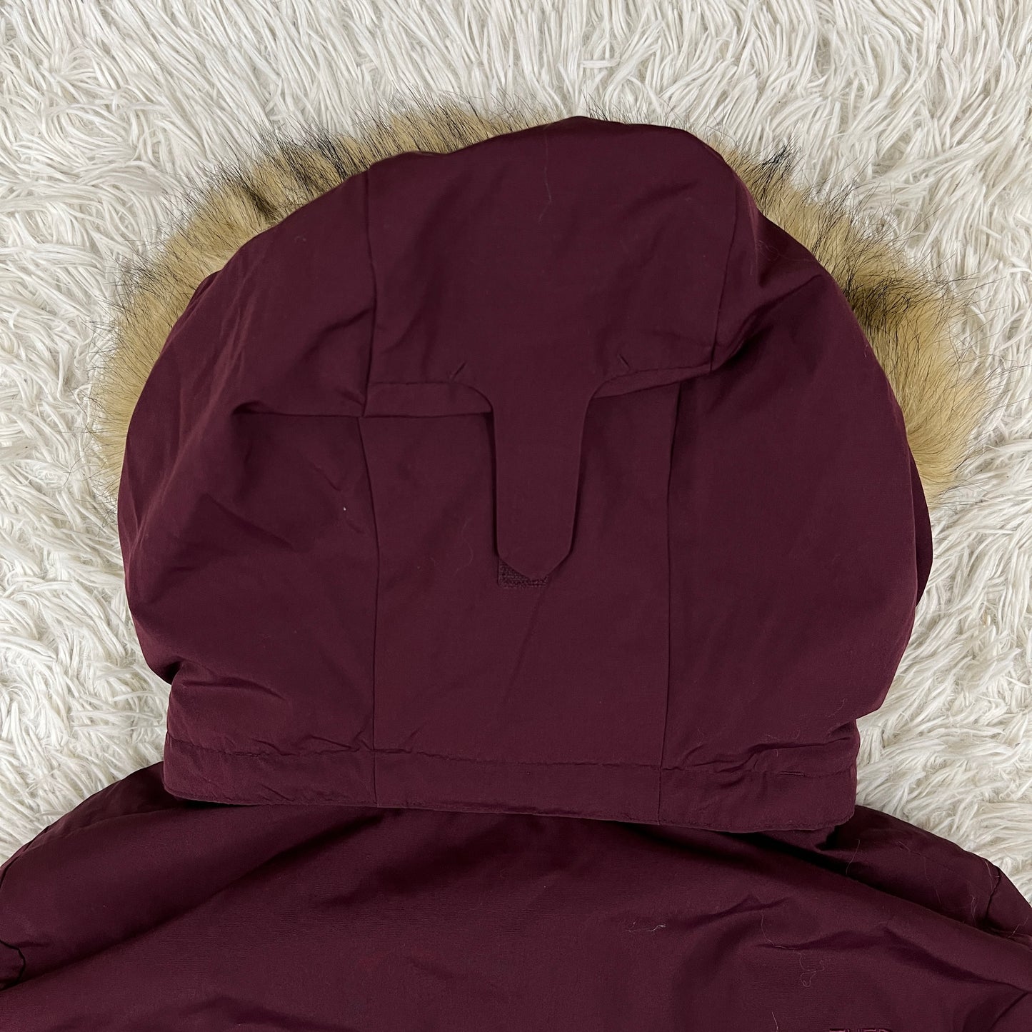 THE NORTH FACE（ザ・ノース・フェイス）ロングダウンジャケット メンズXL（100） ワインレッド フード・ファー取り外し可／RDS認証ウォッシャブルダウン／高保温モデル #33