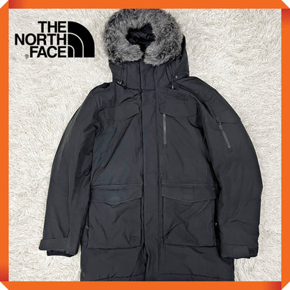 THE NORTH FACE（ザ・ノース・フェイス）ホワイトレーベル ダウンジャケット メンズXXL（110）ブラック フード・ファー取り外し可／RDS認証ウォッシャブルダウン／高保温モデル #34