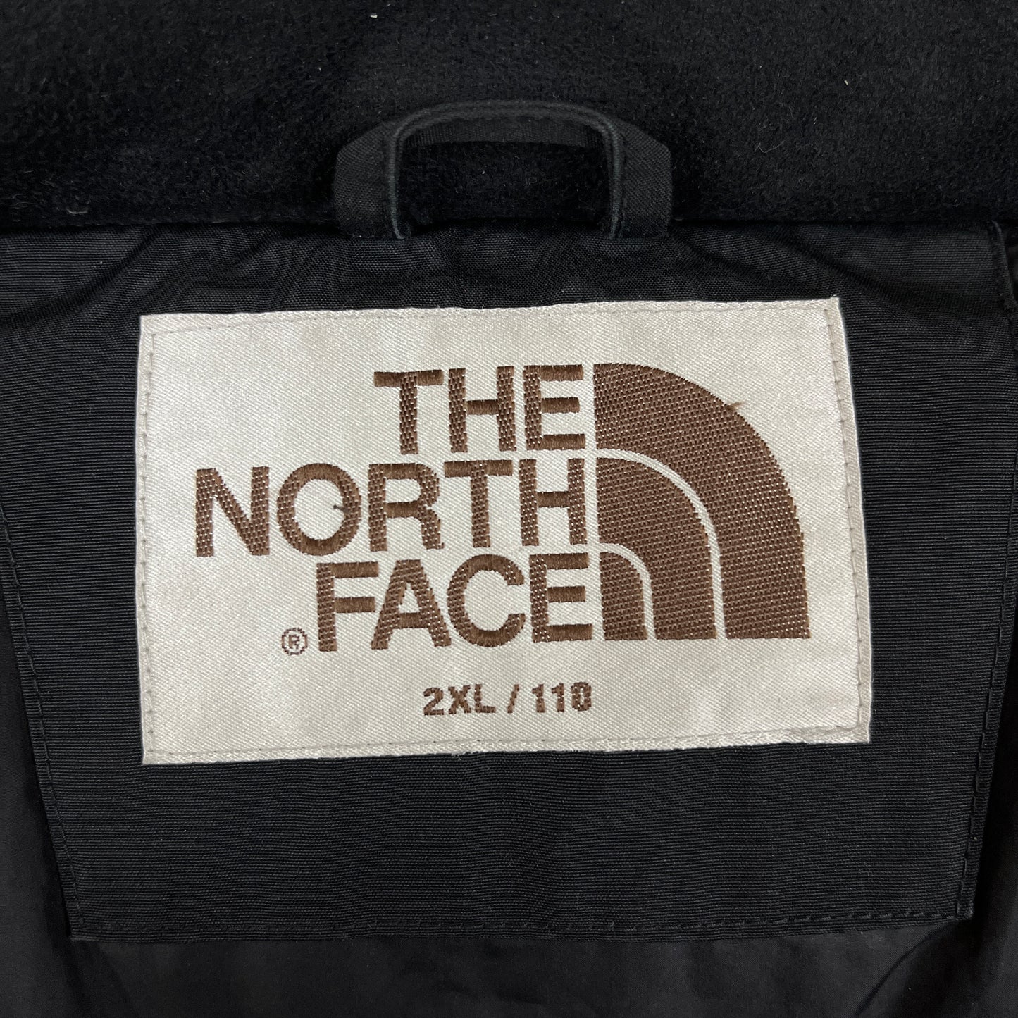 THE NORTH FACE（ザ・ノース・フェイス）ホワイトレーベル ダウンジャケット メンズXXL（110）ブラック フード・ファー取り外し可／RDS認証ウォッシャブルダウン／高保温モデル #34