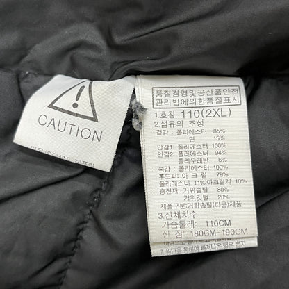 THE NORTH FACE（ザ・ノース・フェイス）ホワイトレーベル ダウンジャケット メンズXXL（110）ブラック フード・ファー取り外し可／RDS認証ウォッシャブルダウン／高保温モデル #34