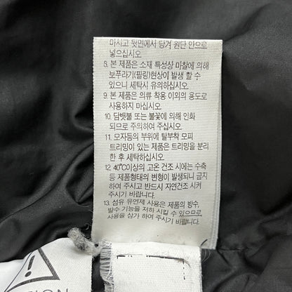 THE NORTH FACE（ザ・ノース・フェイス）ホワイトレーベル ダウンジャケット メンズXXL（110）ブラック フード・ファー取り外し可／RDS認証ウォッシャブルダウン／高保温モデル #34