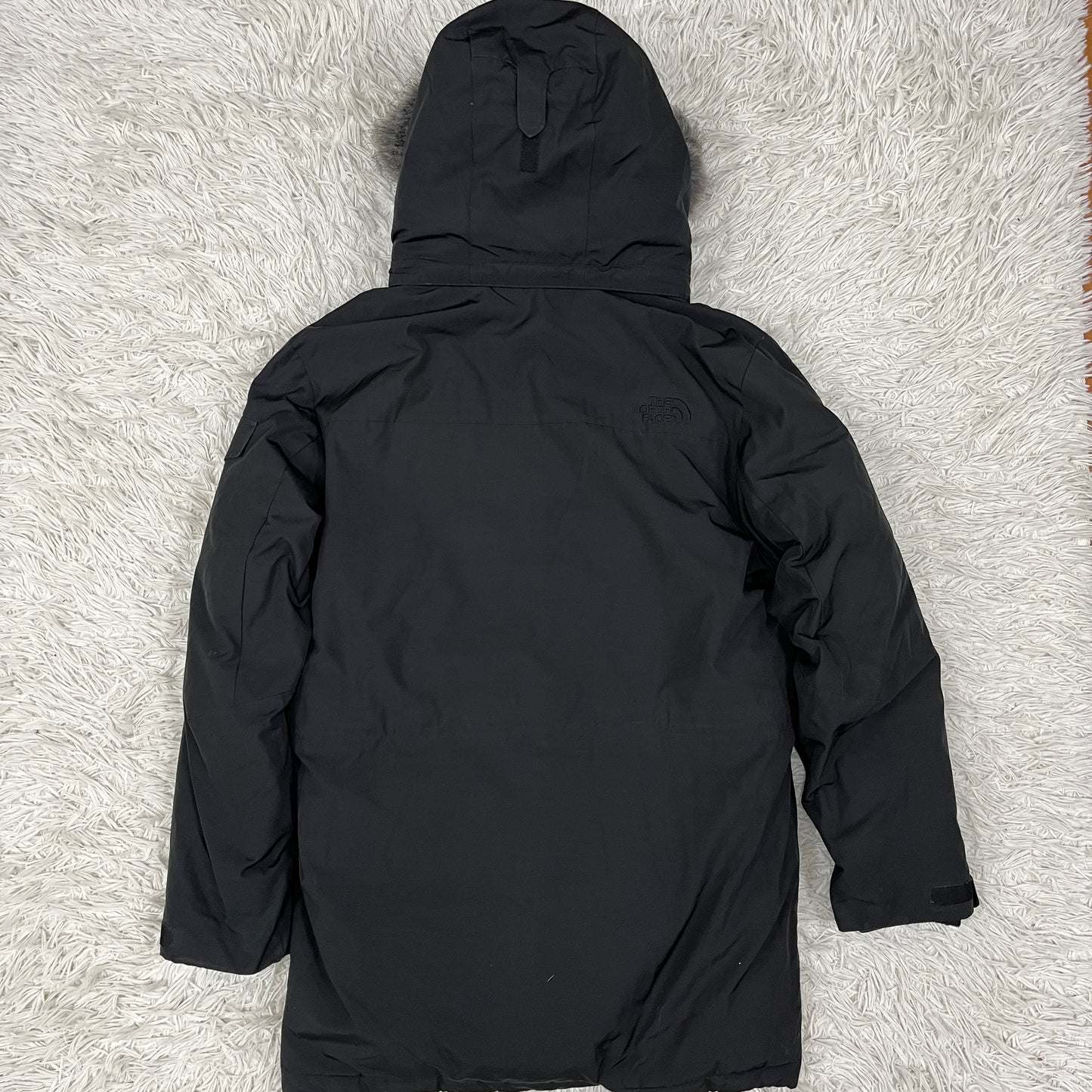 THE NORTH FACE（ザ・ノース・フェイス）ホワイトレーベル ダウンジャケット メンズXXL（110）ブラック フード・ファー取り外し可／RDS認証ウォッシャブルダウン／高保温モデル #34