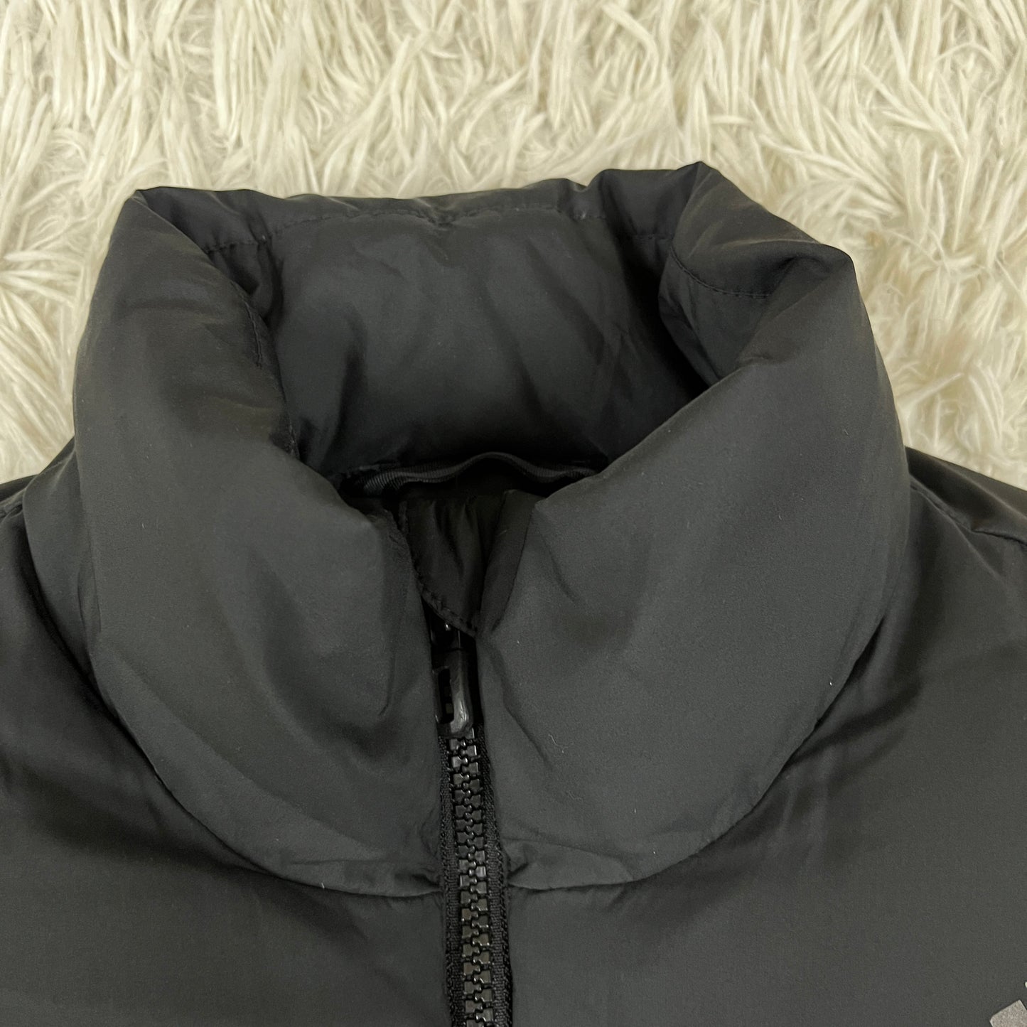 adidas（アディダス）ダウンベスト メンズL（90）ブラック／軽量・高保温モデル／ロゴプリント入り #35