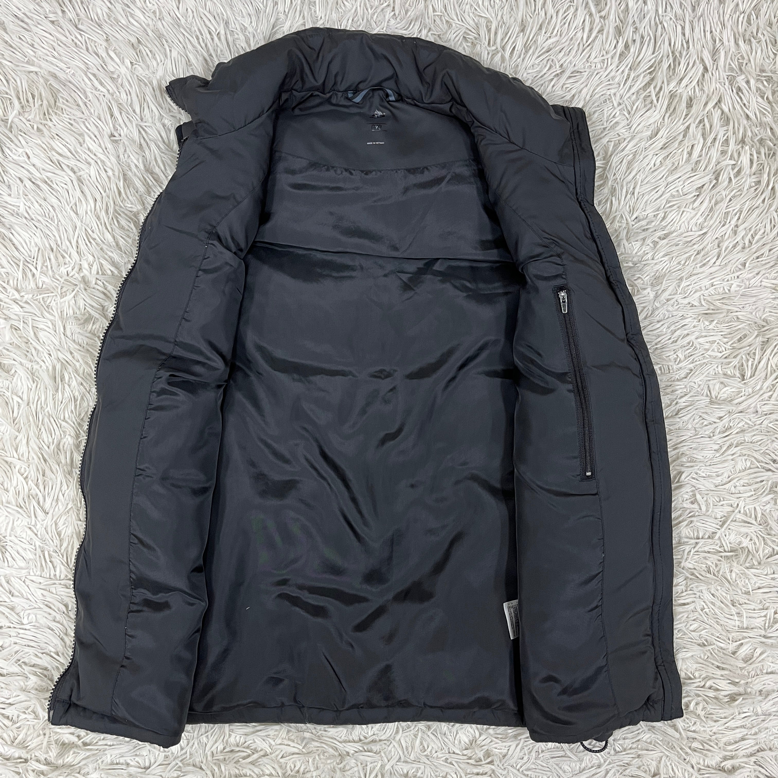 adidas（アディダス）ダウンベスト メンズL（90）ブラック／軽量・高