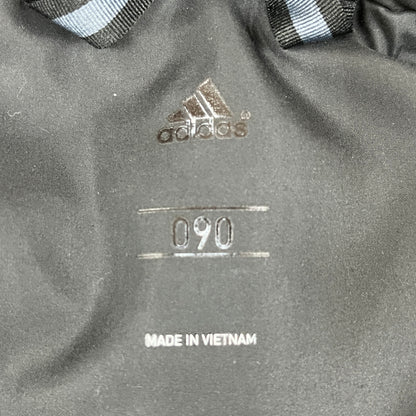 adidas（アディダス）ダウンベスト メンズL（90）ブラック／軽量・高保温モデル／ロゴプリント入り #35