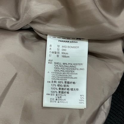 adidas アディダス 中綿ジャケット ブラック メンズM相当 ミッドボンバージャケット #36