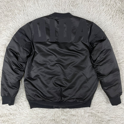 adidas アディダス 中綿ジャケット ブラック メンズM相当 ミッドボンバージャケット #36