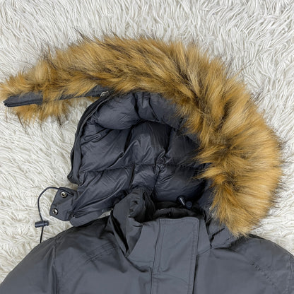 THE NORTH FACE ザ・ノースフェイス McMurdo ダウンジャケット グレー メンズM相当 ファー付きフード着脱可 #37
