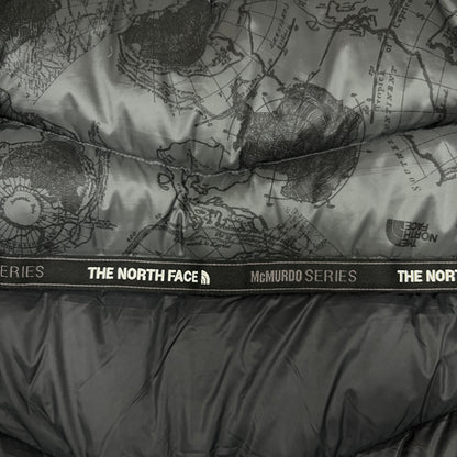 THE NORTH FACE ザ・ノースフェイス McMurdo ダウンジャケット グレー メンズM相当 ファー付きフード着脱可 #37