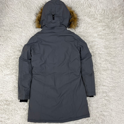 THE NORTH FACE ザ・ノースフェイス McMurdo ダウンジャケット グレー メンズM相当 ファー付きフード着脱可 #37