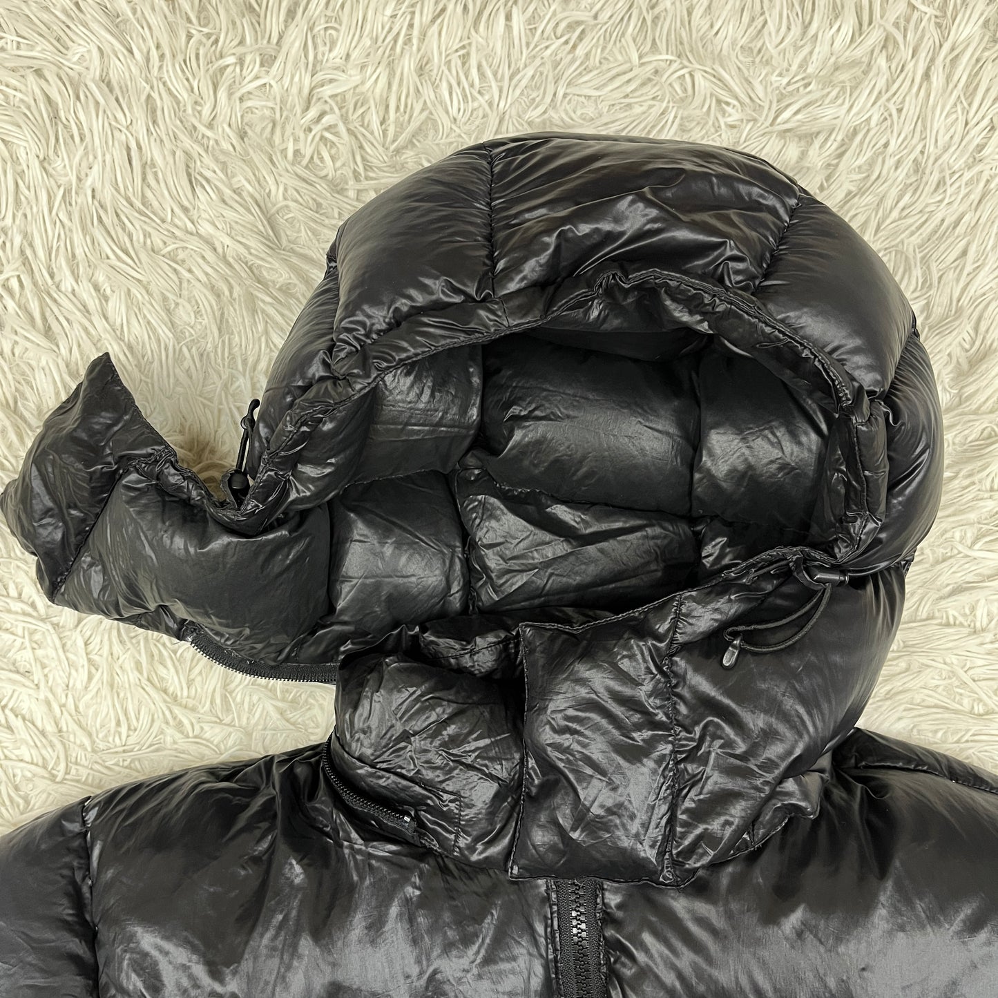 THE NORTH FACE ザ・ノースフェイス アルパインヌプシ フーディ ブラック メンズL 700フィル ダウンジャケット フード着脱可 #38