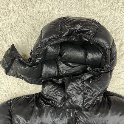 THE NORTH FACE ザ・ノースフェイス アルパインヌプシ フーディ ブラック メンズL 700フィル ダウンジャケット フード着脱可 #38