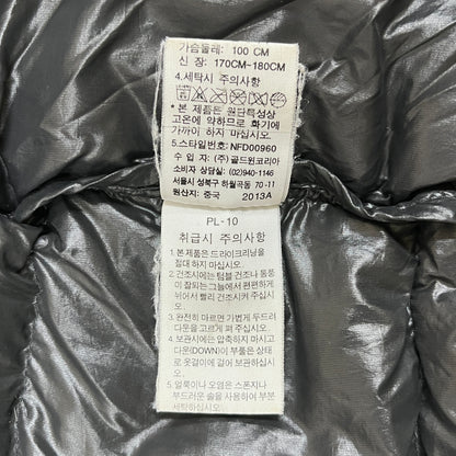 THE NORTH FACE ザ・ノースフェイス アルパインヌプシ フーディ ブラック メンズL 700フィル ダウンジャケット フード着脱可 #38