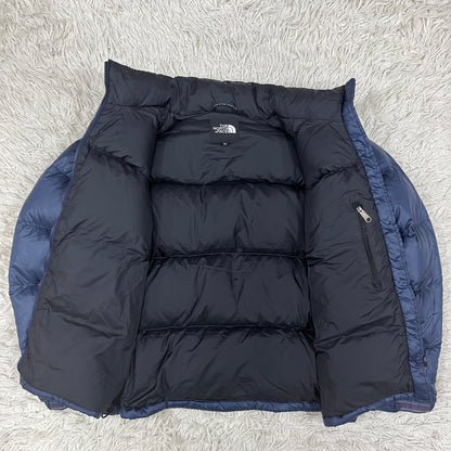 THE NORTH FACE ザ・ノースフェイス ヌプシ ダウンジャケット ブラック×ネイビー メンズM 700フィル #39