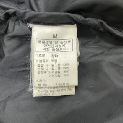 THE NORTH FACE ザ・ノースフェイス ヌプシ ダウンジャケット ブラック×ネイビー メンズM 700フィル #39