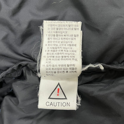 THE NORTH FACE ザ・ノースフェイス ヌプシ ダウンジャケット ブラック×ネイビー メンズM 700フィル #39