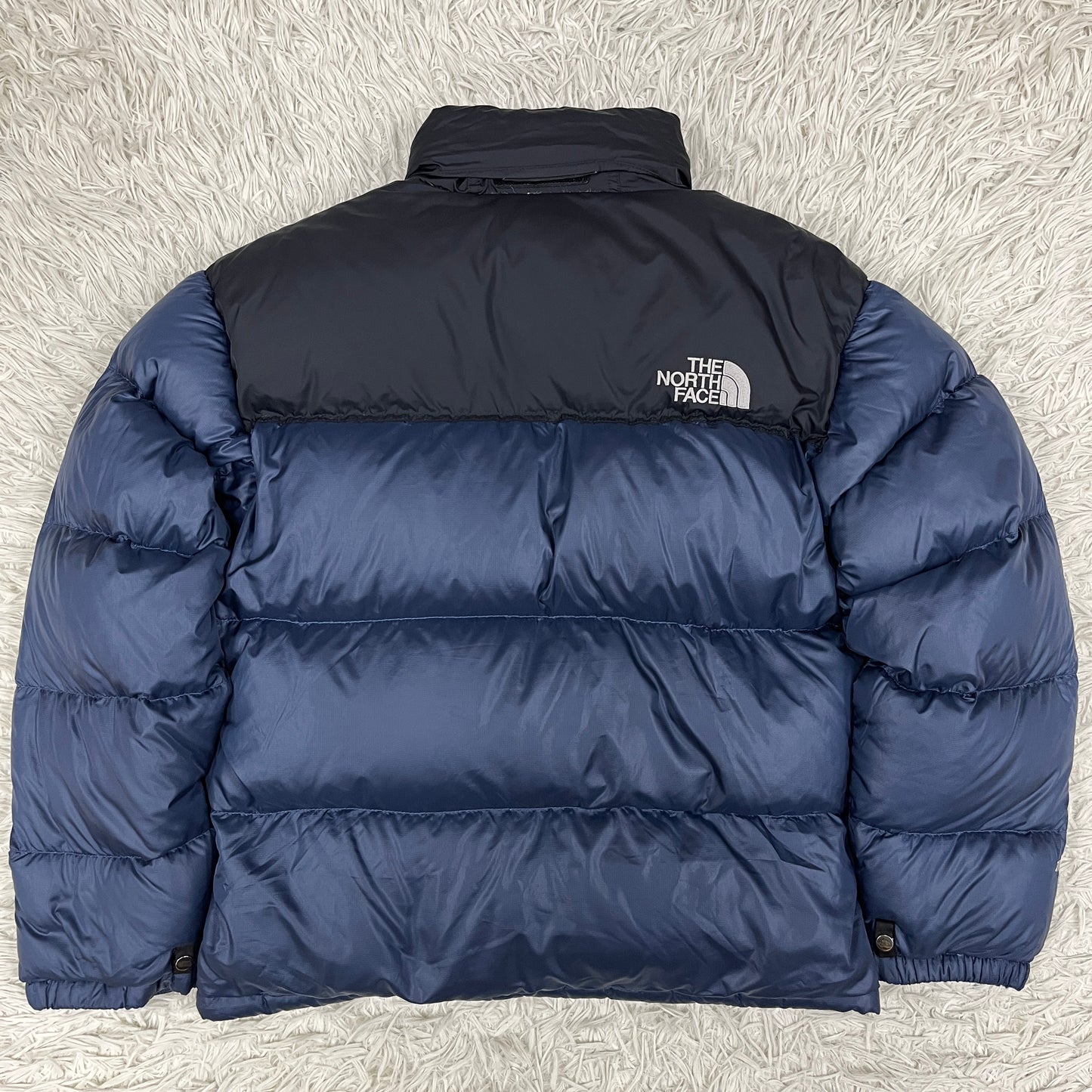 THE NORTH FACE ザ・ノースフェイス ヌプシ ダウンジャケット ブラック×ネイビー メンズM 700フィル #39