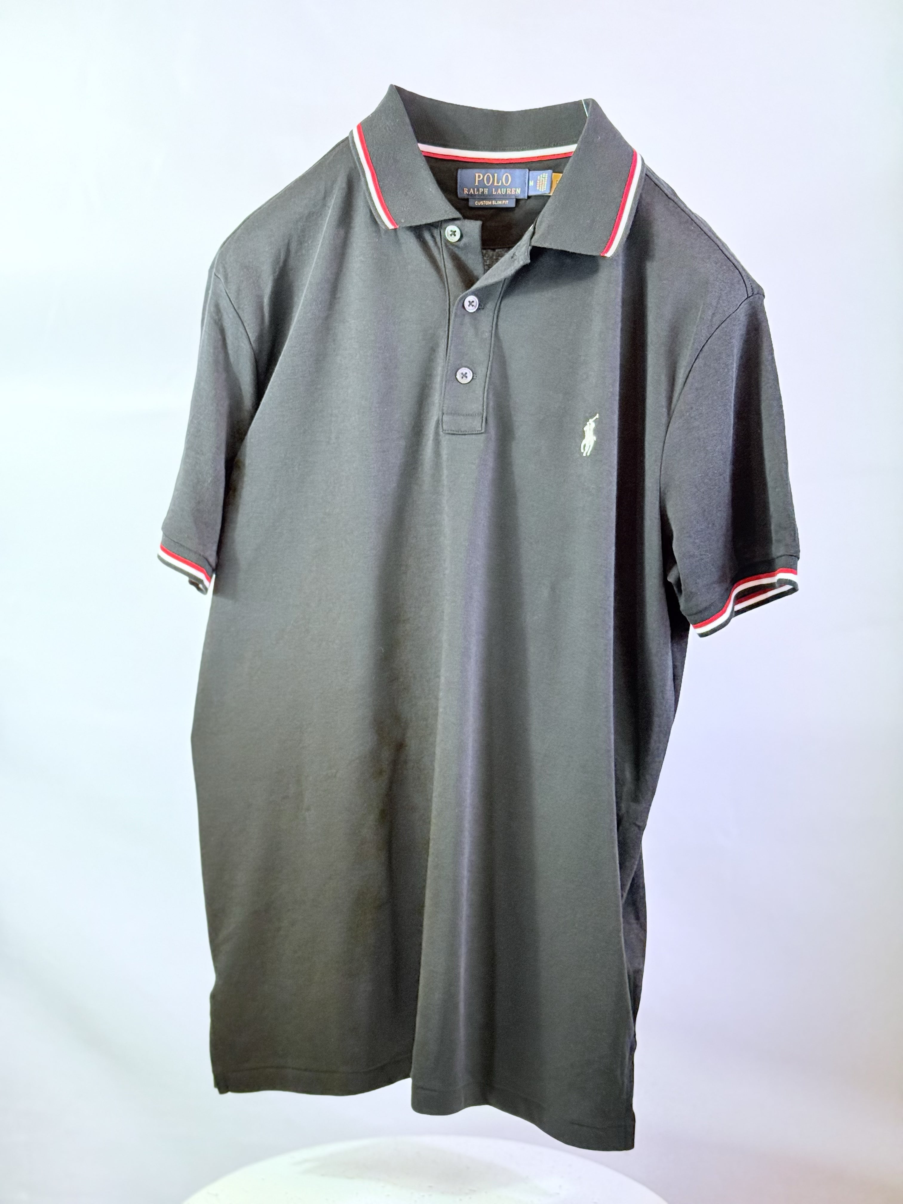 Polo Ralph Lauren カスタムスリムフィットポロシャツ M POLO RALPH LAUREN ポロシャツ カスタム スリム フィット