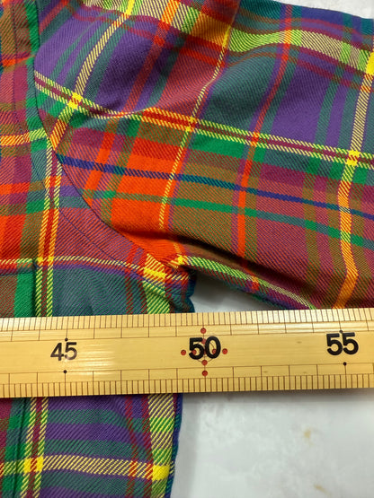 POLO RALPH LAUREN マルチカラー チェックシャツ 長袖 コットン100% エルボーパッチ付き メンズ