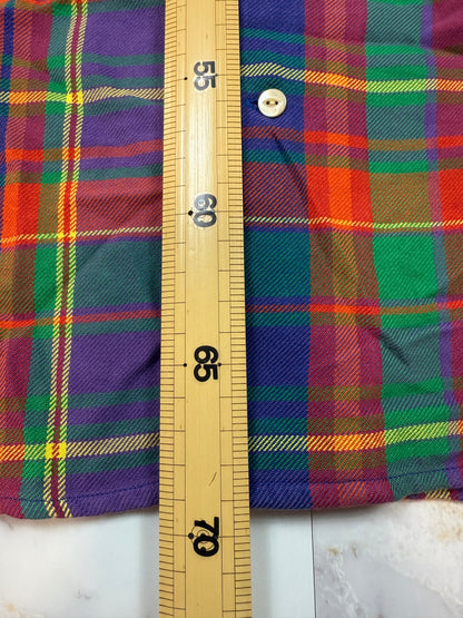 POLO RALPH LAUREN マルチカラー チェックシャツ 長袖 コットン100% エルボーパッチ付き メンズ