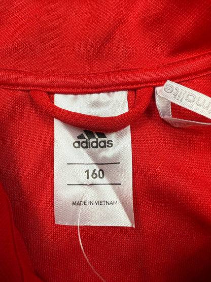 【adidas/アディダス】Climalite トレーニングジャケット レッド 160 メンズ/レディース兼用 スポーツウェア BQ2715