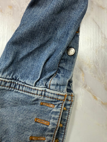 Tommy Hilfiger（トミーヒルフィガー）デニムシャツ レディース 長袖 ウエスタン風 カジュアルトップス サイズ2