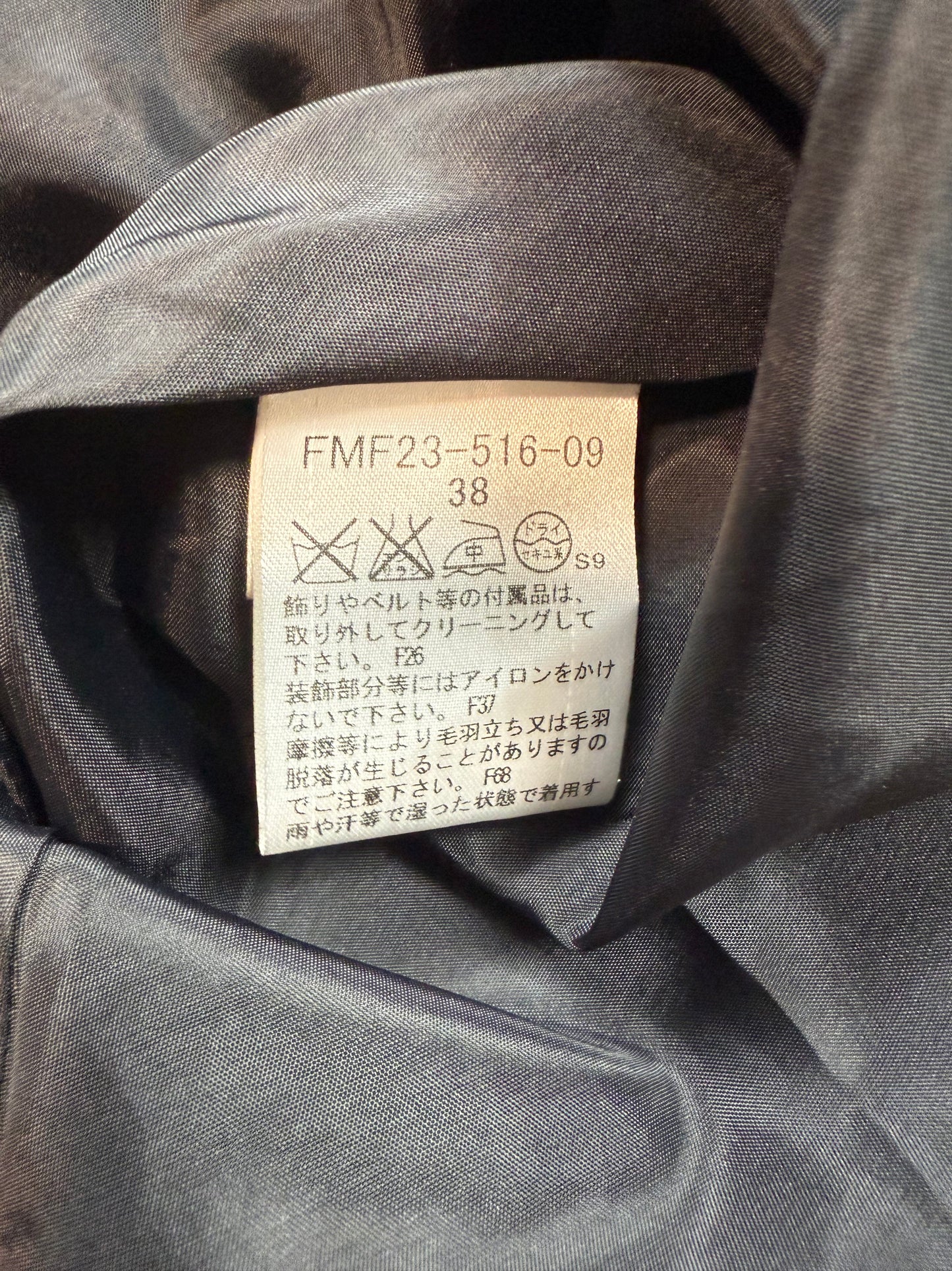 BURBERRY BLUE LABEL チェック柄 ウールワンピース ベルト付き レディース 38 日本製